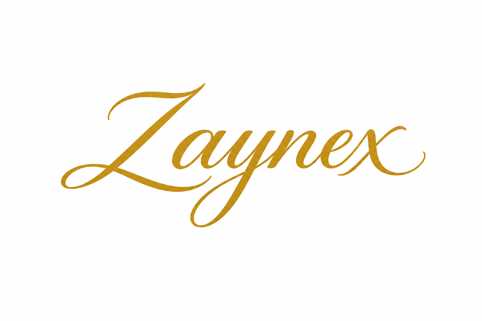 Zaynex Logo - Gold White